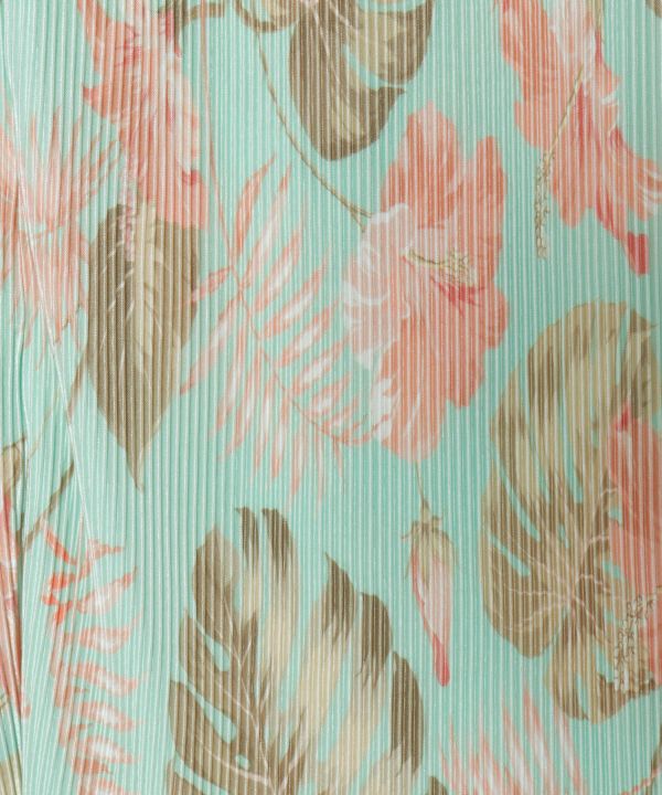 Botanical Pleated Resort Pants by Kahiko - Ametsuchi