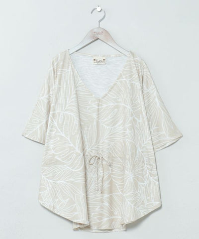 Stretch Waist Tie Top by Kahiko - Ametsuchi