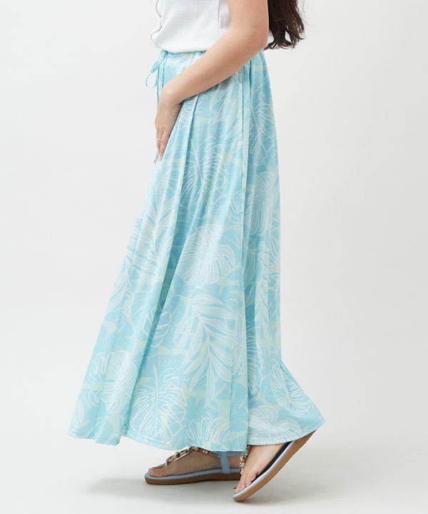Stretch Resort Flare Skirt by Kahiko - Ametsuchi
