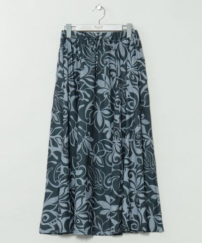 Stretch Resort Flare Skirt by Kahiko - Ametsuchi