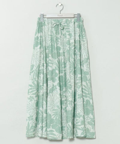 Stretch Resort Flare Skirt by Kahiko - Ametsuchi