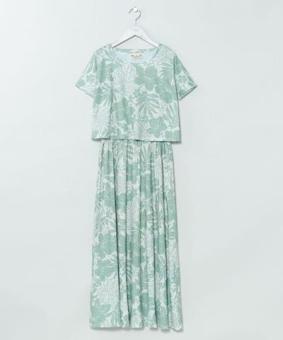 Resort Layered Dress Set by Kahiko - Ametsuchi