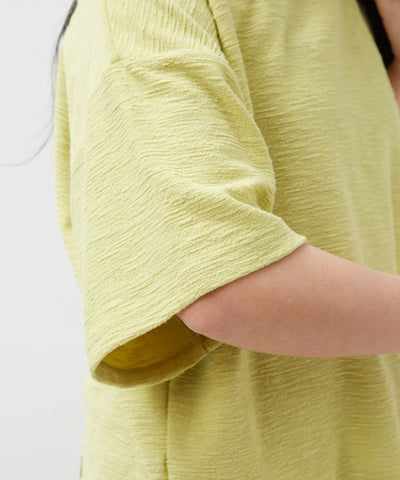 SURF＆Palms Embroidery Cropped Resort T-Shirt by Kahiko - Ametsuchi