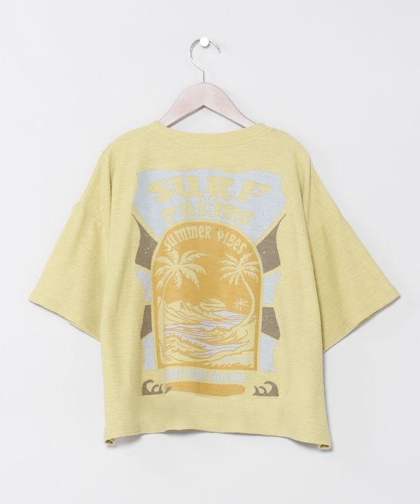 T-Shirt Resort Bersulam SURF&Palms oleh Kahiko - Ametsuchi