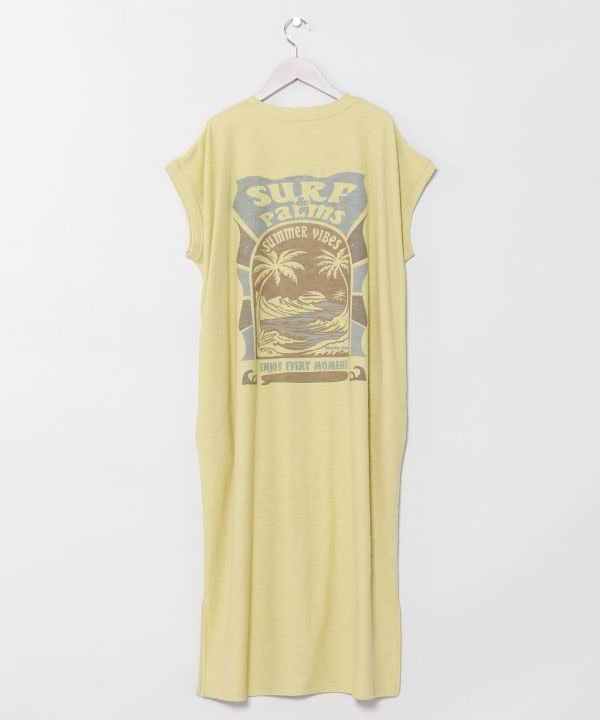SURF＆Palms Embroidery Casual Resort Dress by Kahiko - Ametsuchi