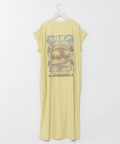 SURF＆Palms Embroidery Casual Resort Dress by Kahiko - Ametsuchi