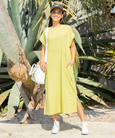 SURF＆Palms Embroidery Casual Resort Dress by Kahiko - Ametsuchi