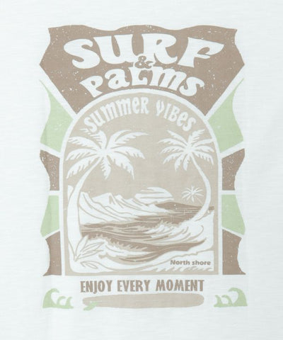 SURF＆Palms Embroidery Casual Resort Dress by Kahiko - Ametsuchi