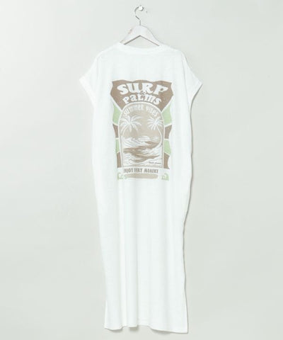SURF＆Palms Embroidery Casual Resort Dress by Kahiko - Ametsuchi