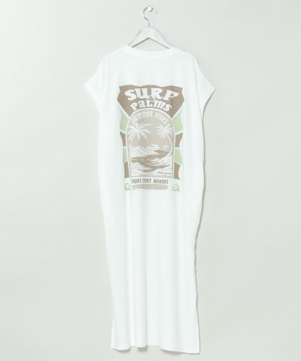 SURF＆Palms Embroidery Casual Resort Dress