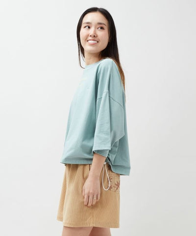 SURF＆Palms Quick Dry Cropped T-Shirt by Kahiko - Ametsuchi