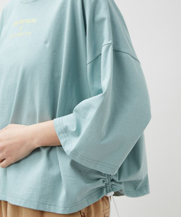 SURF＆Palms Quick Dry Cropped T-Shirt by Kahiko - Ametsuchi