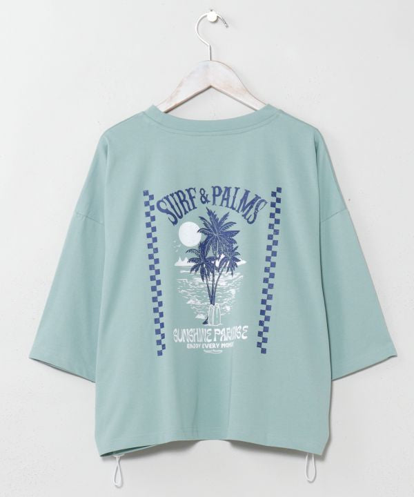 T-Shirt Potongan Cepat Kering SURF＆Palms oleh Kahiko - Ametsuchi