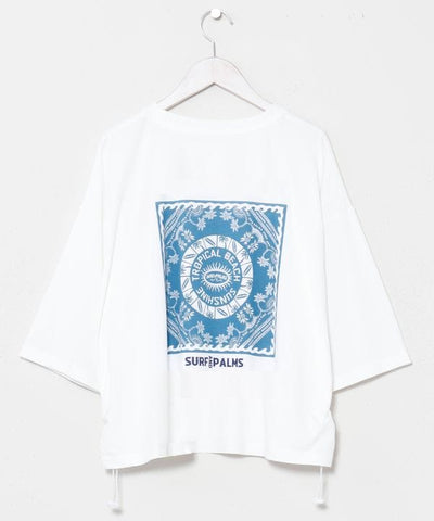 SURF＆Palms Quick Dry Cropped T-Shirt by Kahiko - Ametsuchi