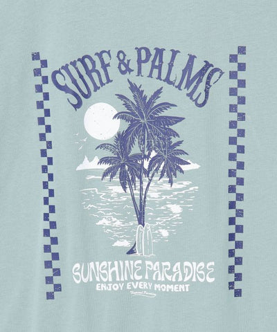 SURF＆Palms Quick Dry Men T-Shirt by Kahiko - Ametsuchi