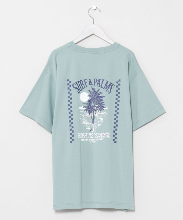 SURF＆Palms Quick Dry Men T-Shirt by Kahiko - Ametsuchi