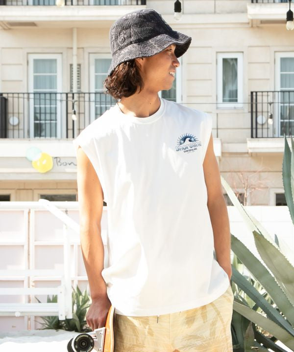 SURF＆Palms Quick Dry Men Tank by Kahiko - Ametsuchi