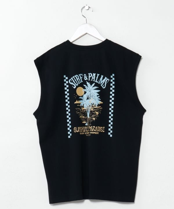 SURF＆Palms Quick Dry Men Tank by Kahiko - Ametsuchi