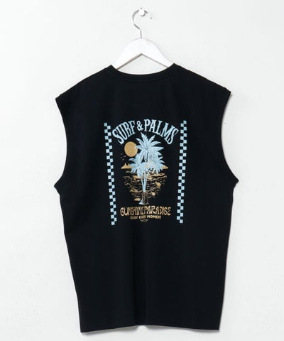 SURF＆Palms Quick Dry Men Tank by Kahiko - Ametsuchi