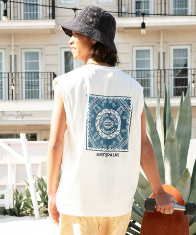 SURF＆Palms Quick Dry Men Tank by Kahiko - Ametsuchi