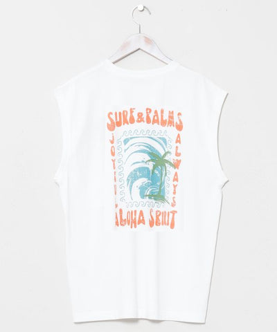 SURF＆Palms Quick Dry Men Tank by Kahiko - Ametsuchi