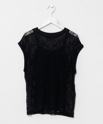 Stretch Lace Camisole Set by Kahiko - Ametsuchi