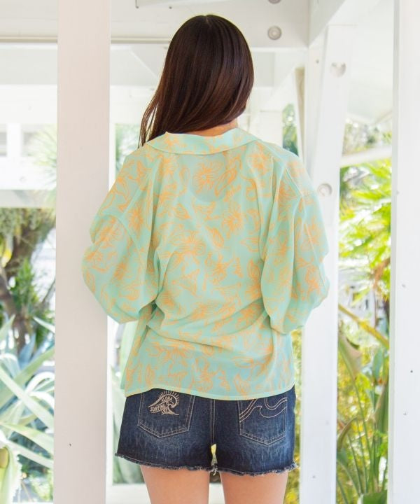 SURF＆Palms Crinkled Floral Layered Set by Kahiko - Ametsuchi