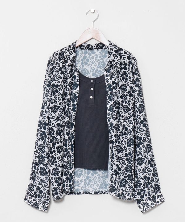 SURF＆Palms Crinkled Floral Layered Set