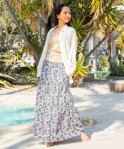 SURF＆Palms Hawaiian Crinkle Wide Pants by Kahiko - Ametsuchi