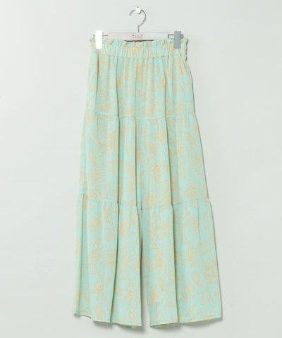 SURF＆Palms Hawaiian Crinkle Wide Pants by Kahiko - Ametsuchi