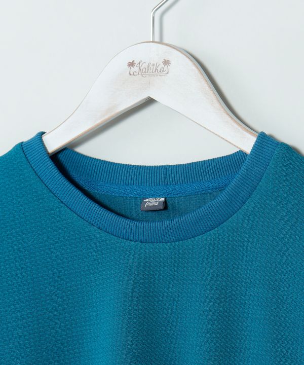 SURF＆Palms Jacquard Surf Print T-Shirt by Kahiko - Ametsuchi