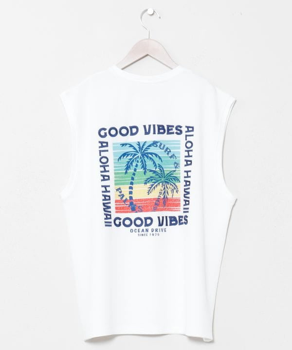 SURF＆Palms Jacquard Surf Tank Top by Kahiko - Ametsuchi