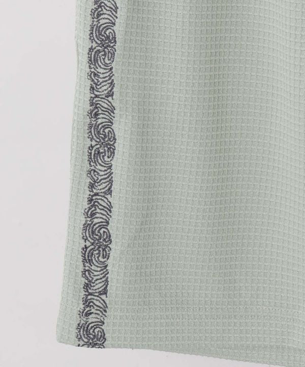 SURF＆Palms Waffle Embroidery Men Shorts by Kahiko - Ametsuchi