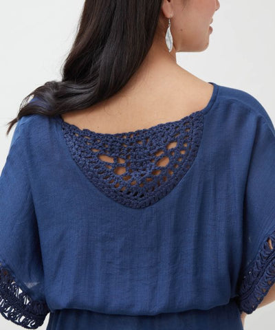 Crochet Lace Resort Top by Kahiko - Ametsuchi