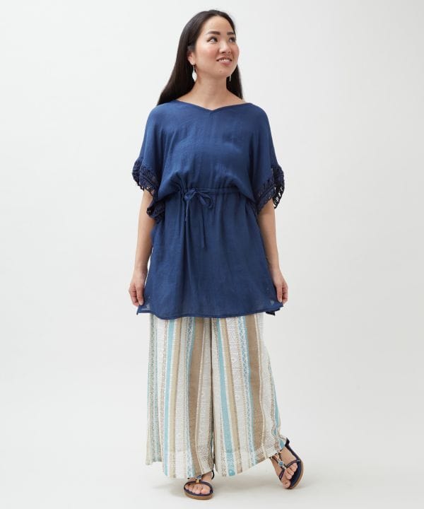 Crochet Lace Resort Top by Kahiko - Ametsuchi