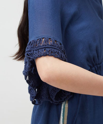 Crochet Lace Resort Top by Kahiko - Ametsuchi
