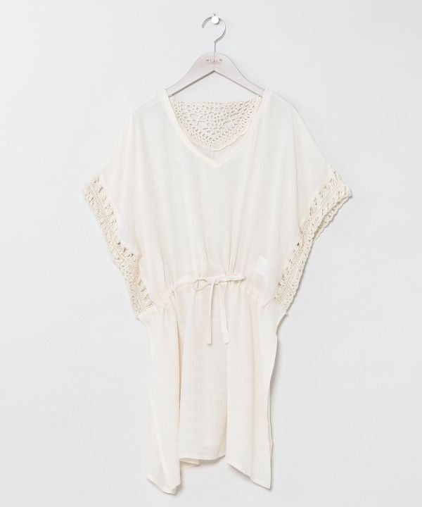 Crochet Lace Resort Top by Kahiko - Ametsuchi