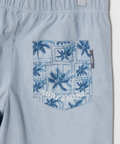 SURF＆Palms Palm Embroidery Corduroy Shorts by Kahiko - Ametsuchi