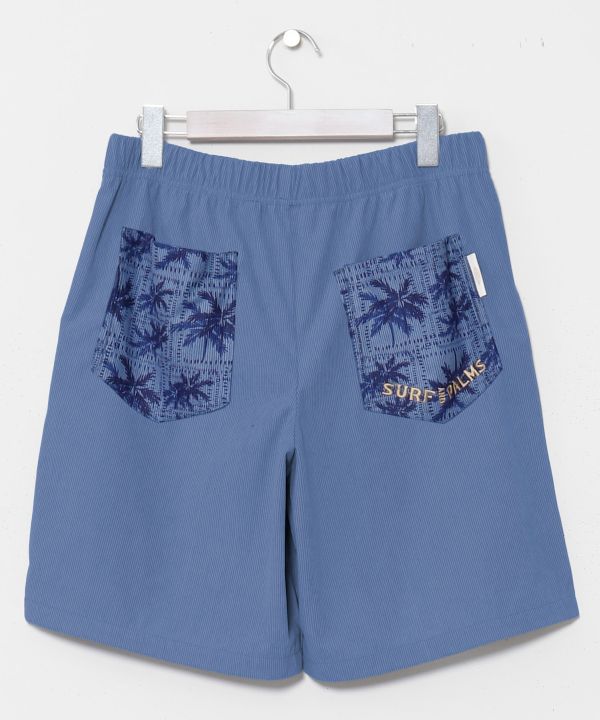 SURF＆Palms Palm Embroidery Corduroy Shorts