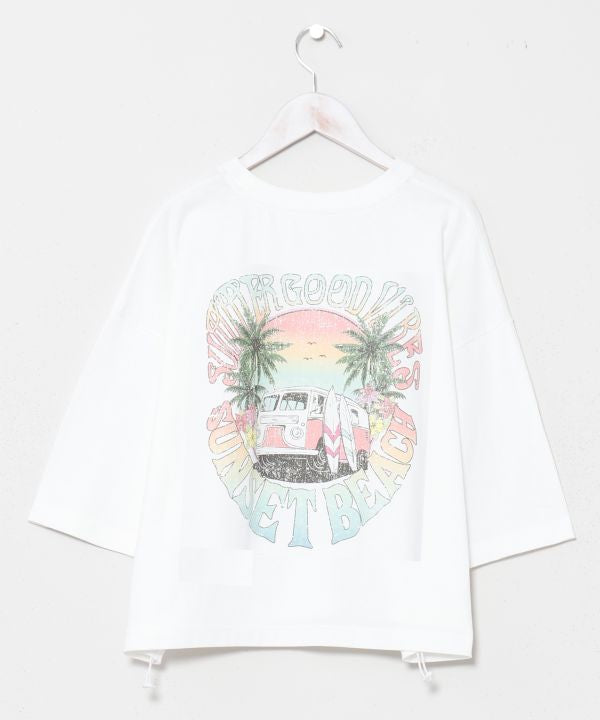 T-Shirt Potongan Palma Pigmen SURF＆Palms oleh Kahiko - Ametsuchi