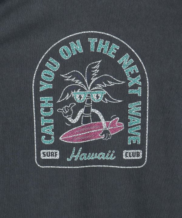 SURF＆Palms Pigment Palm Men T-Shirt by Kahiko - Ametsuchi
