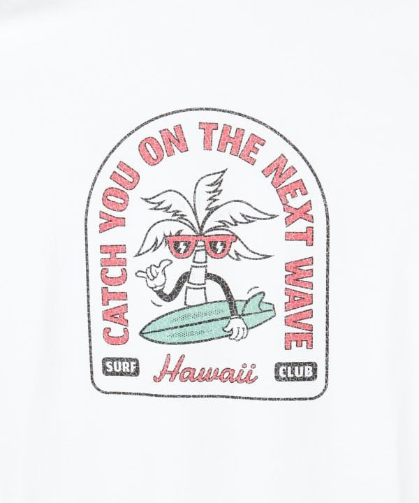 SURF＆Palms Pigment Palm Men T-Shirt by Kahiko - Ametsuchi
