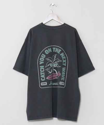 SURF＆Palms Pigment Palm Men T-Shirt by Kahiko - Ametsuchi