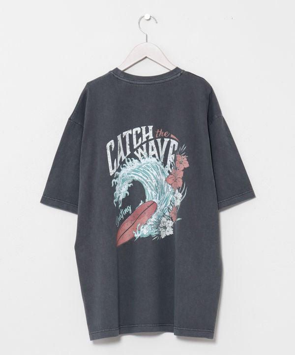 SURF＆Palms Pigment Palm Men T-Shirt by Kahiko - Ametsuchi