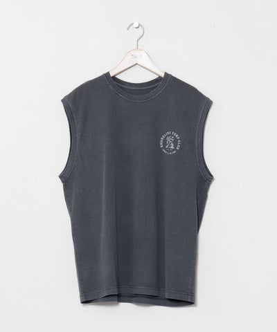 SURF＆Palms Pigment Palm Men Tank by Kahiko - Ametsuchi