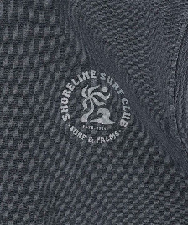 SURF＆Palms Pigment Palm Men Tank by Kahiko - Ametsuchi