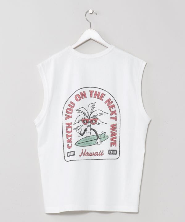 SURF＆Palms Pigment Palm Men Tank