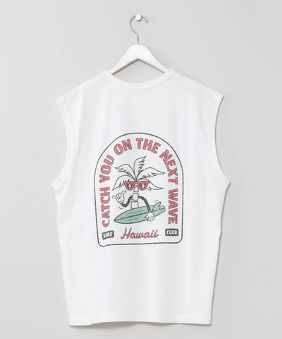 SURF＆Palms Pigment Palm Men Tank by Kahiko - Ametsuchi