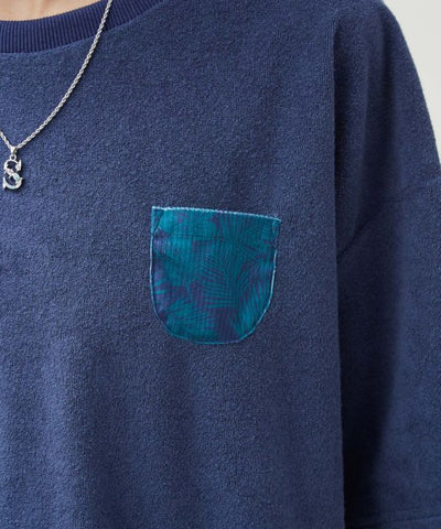 Hawaiian Pocket Pile T-Shirt by Kahiko - Ametsuchi
