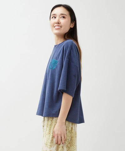 Hawaiian Pocket Pile T-Shirt by Kahiko - Ametsuchi